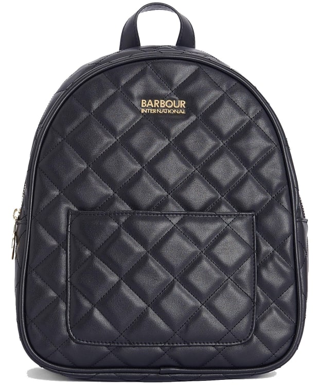 Women's Barbour International Quilted Uxbridge Backpack - Black