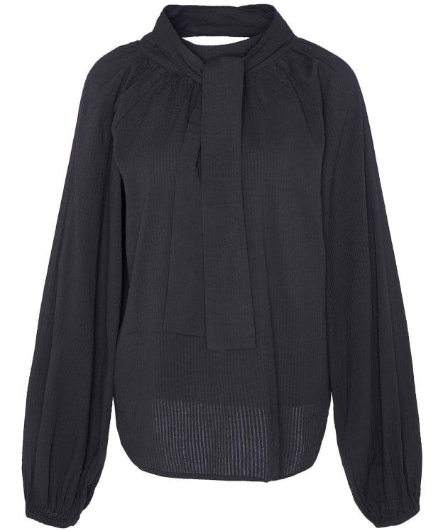 Women's Barbour Alberta Seersucker Shirt - Black