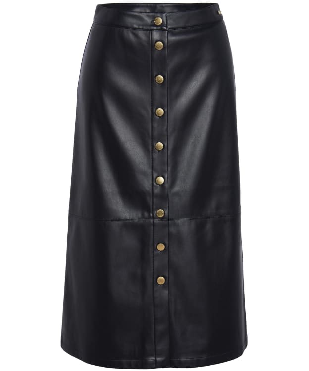 Women's Barbour Alberta Long Line Skirt - Black