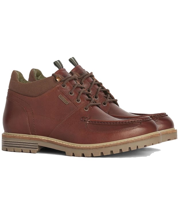 Men's Barbour Granite Ankle Boots - Teak