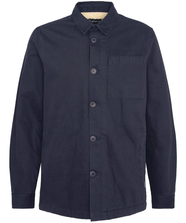 Men's Barbour Casper Twill Overshirt - Navy