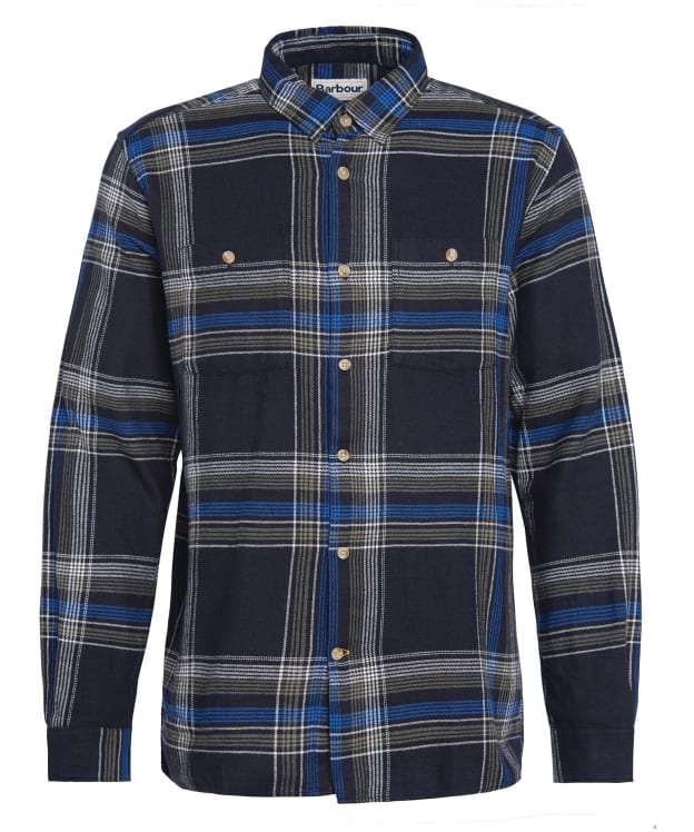 Men's Barbour Dartmouth Long Sleeve Cotton Shirt - Black