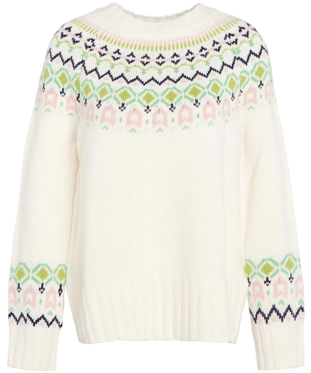 Women's Barbour Melville Knitted Jumper - Aran Tropical