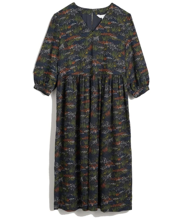 Women's Seasalt Organic Cotton Sea Line Dress - Moor Meadow Onyx