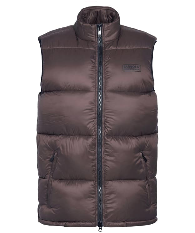 Men's Barbour International Cargen Gilet - Bitter Chocolate