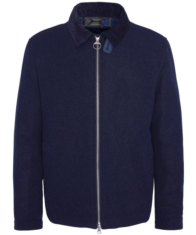Men's Barbour Foulton Wool Jacket - Navy