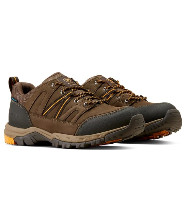 Men’s Ariat Skyline Summit H2O Waterproof Low Walking Shoes - Coffee