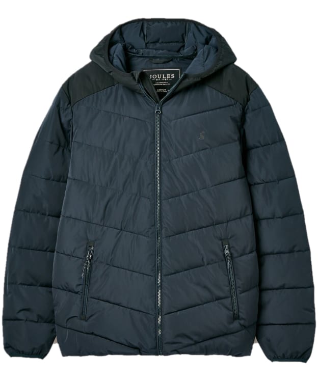 Men's Joules Pearson Shower Resistant Padded Coat - Marine Navy