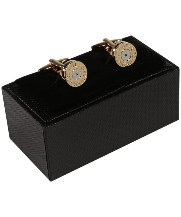 Men's Soprano Cartridge Stamp Cufflinks - Gold
