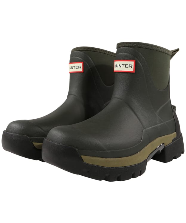 Women's Hunter Balmoral Chelsea Neoprene Hybrid Boot - Dark Olive
