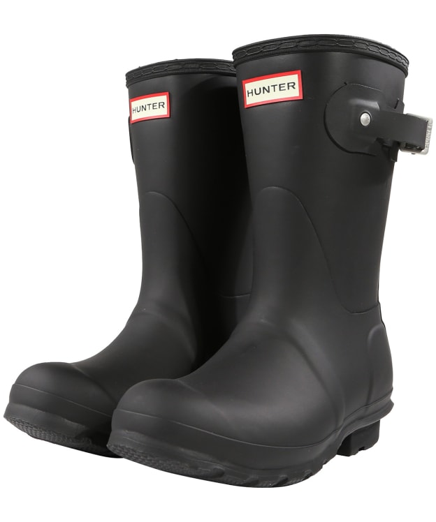 Women's Hunter Original Insulated Short Wellies - Black