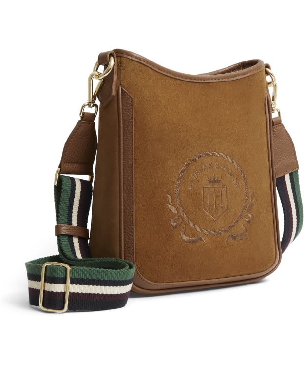 Women's Fairfax & Favor Richmond Messenger Bag - Tan Suede
