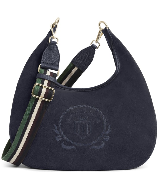 Women's Fairfax & Favor Richmond Hobo Bag - Navy Suede