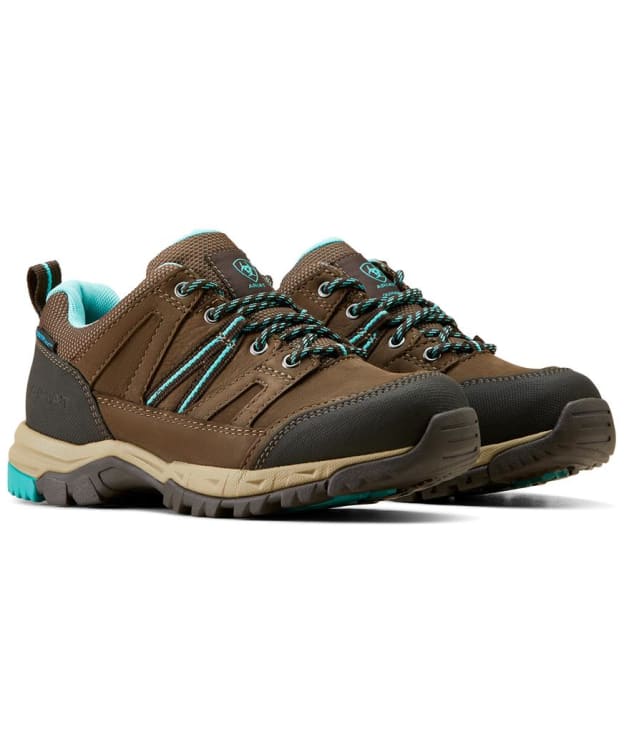 Women’s Ariat Skyline Summit H2O Waterproof Low Walking Shoes - Coffee
