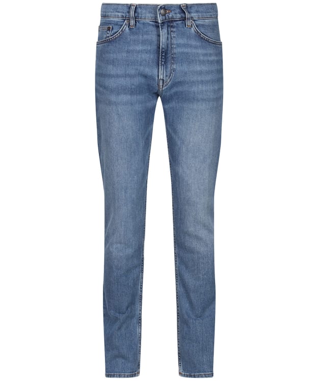 Men's GANT Classic Slim Fit Mid Rise Jeans - Mid Blue Worn In