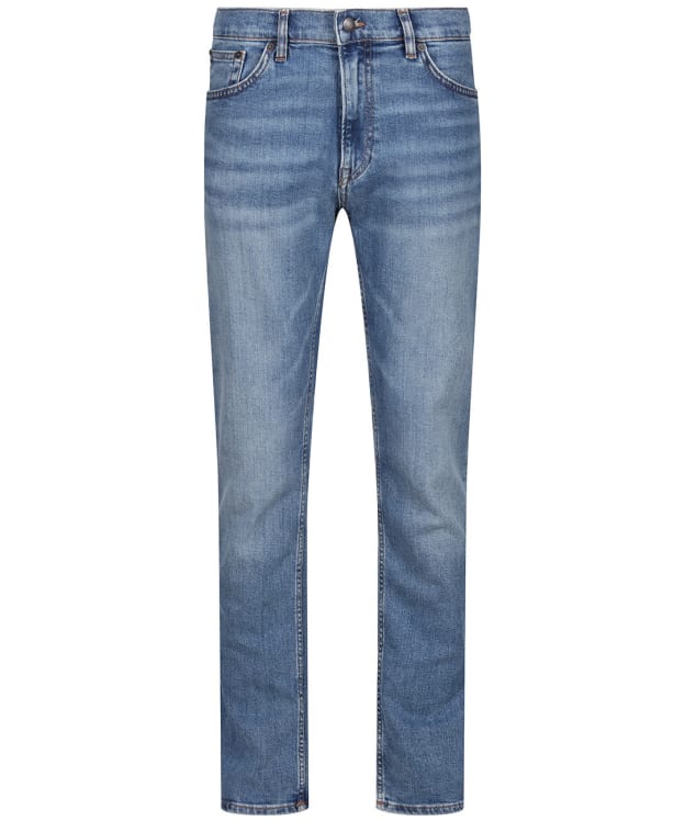 Men's GANT Classic Regular Fit Mid Rise Jeans - Mid Blue Worn In