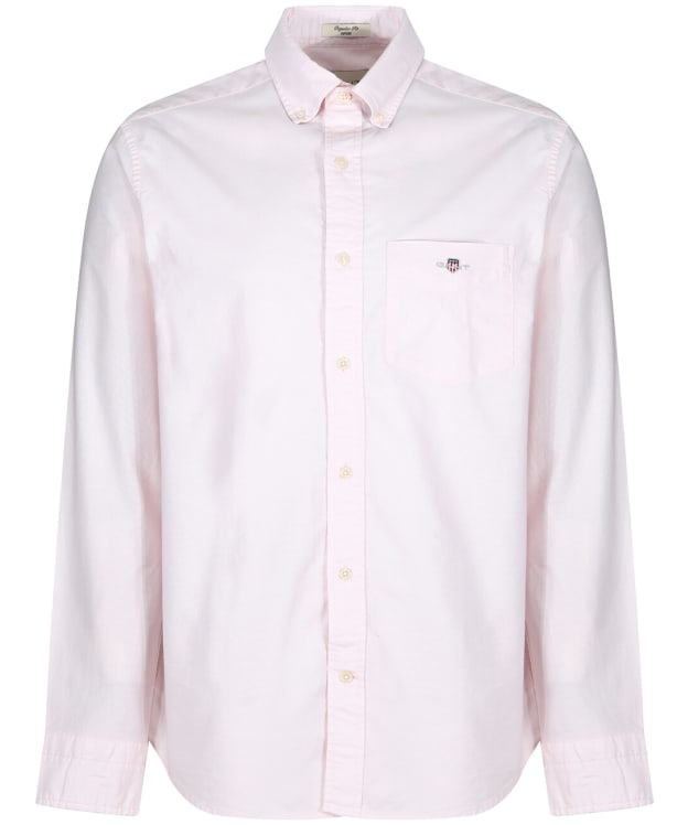 Men's GANT Regular Fit Long Sleeve Cotton Oxford Shirt - Light Pink