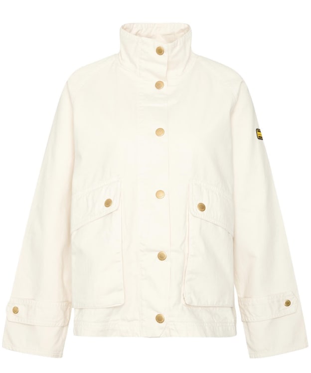 Women's Barbour International Whitson Casual Jacket - White