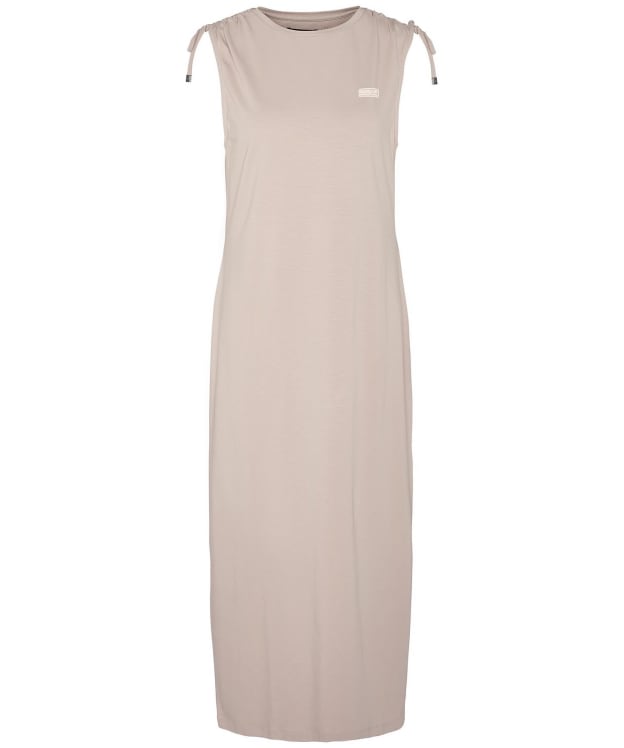 Women's Barbour International Retton Jersey Midi Dress - Oat