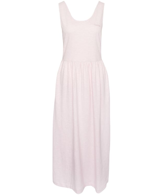 Women's Barbour Woodford Jersey Midi Dress - Pink Lavender Stripe