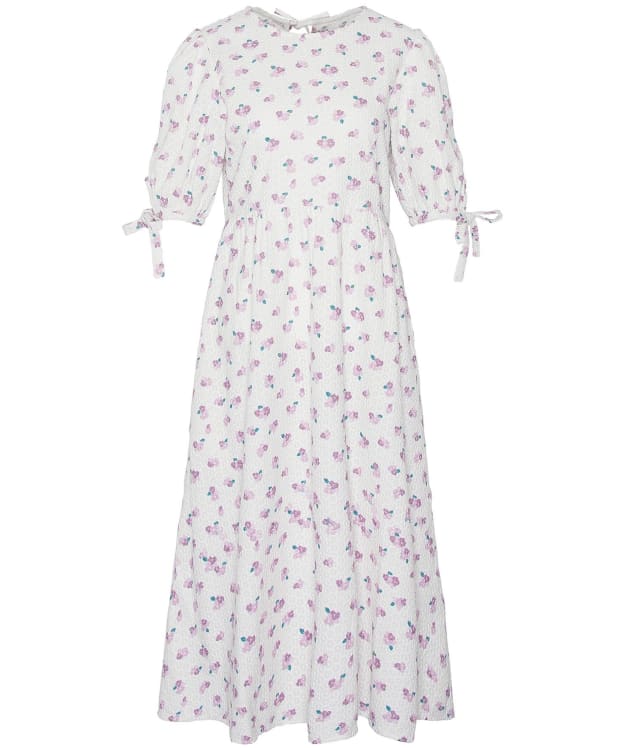 Women's Barbour Goodleigh Cotton Broderie Midi Dress - Multi