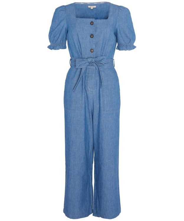 Women's Barbour Berkley Cotton Chambray Jumpsuit - Chambray