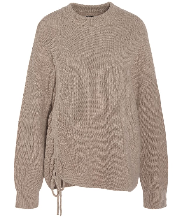 Women's Barbour International Henlow Knitted Jumper - Oat
