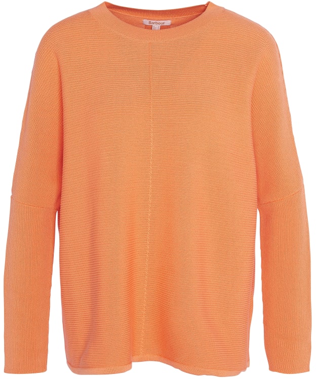 Women's Barbour Bickland Knitted Crew Neck Jumper - Apricot Crush
