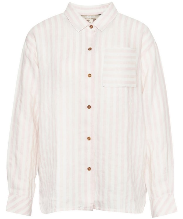 Women's Barbour Annie Long Sleeve Linen Shirt - Primrose Pink