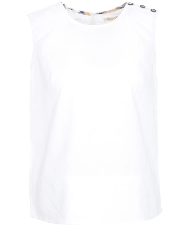 Women's Barbour Bathgate Sleeveless Top - White