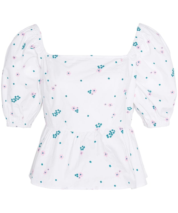 Women's Barbour Fairacre Cotton Poplin Top - Multi