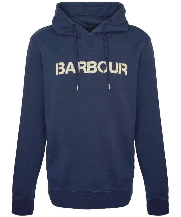 Men's Barbour Farnworth American Fleece Hoodie - Navy