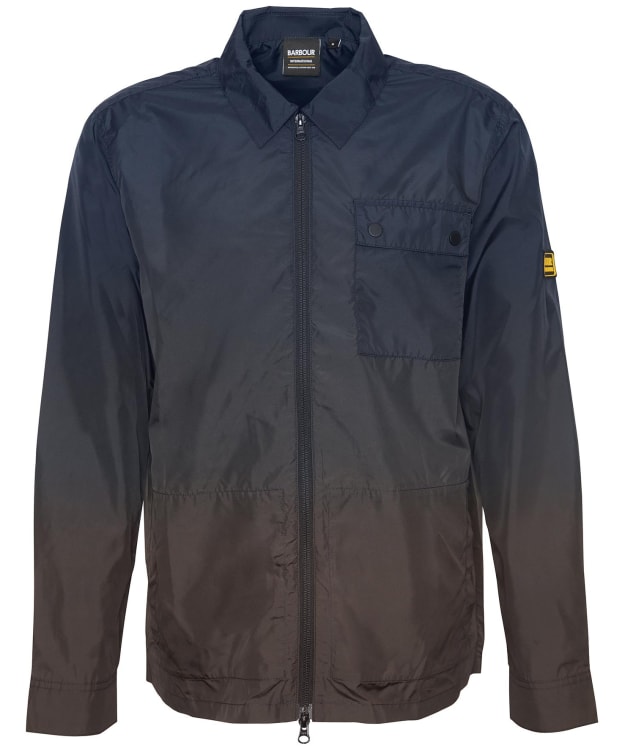 Men's Barbour International Ombre Overshirt - Washed Cobalt