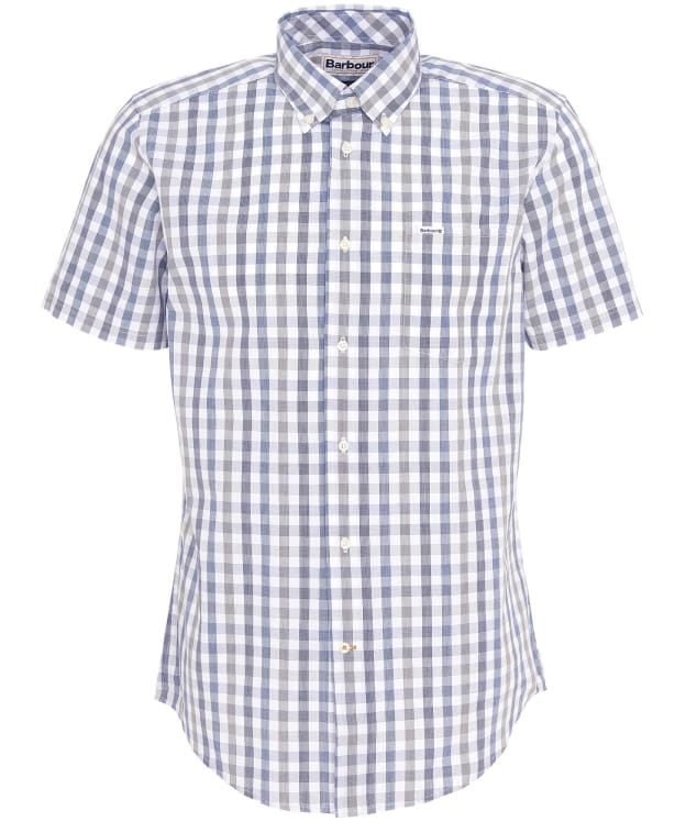 Men's Barbour Longstone S/S Tailored Shirt - Olive