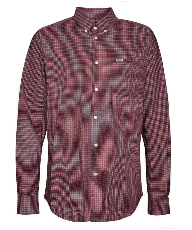 Men's Barbour Grove Performance Shirt - Crimson