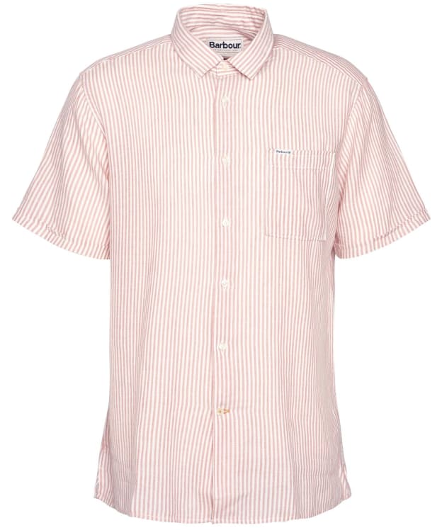 Men's Barbour Deerpark Summerfit Shirt - Pink Clay