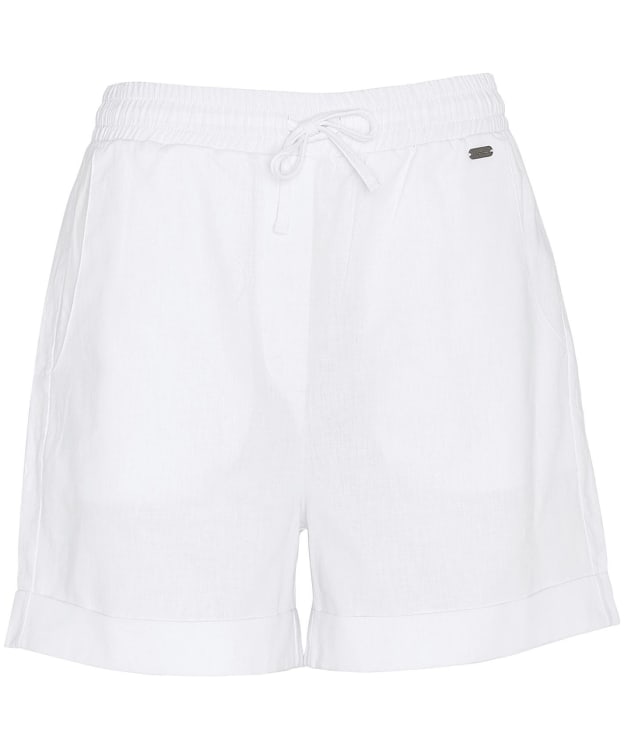 Women's Barbour Elsden Shorts - White