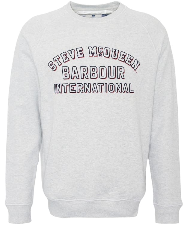 Men's Barbour International Laguna Crew Neck Sweatshirt - Grey Marl