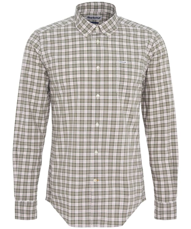 Men’s Barbour Lomond Tailored Shirt - Glenmore Olive Tartan