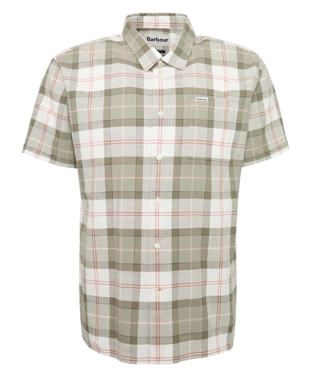 Men's Barbour Gordon Summerfit Shirt - Glenmore Olive