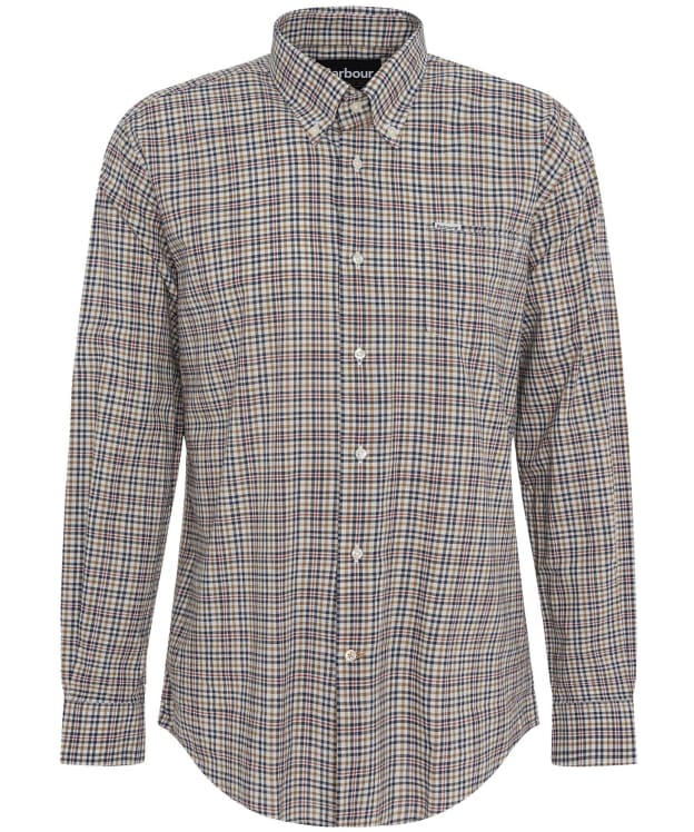 Men's Barbour Durand Long Sleeve Shirt - Tan