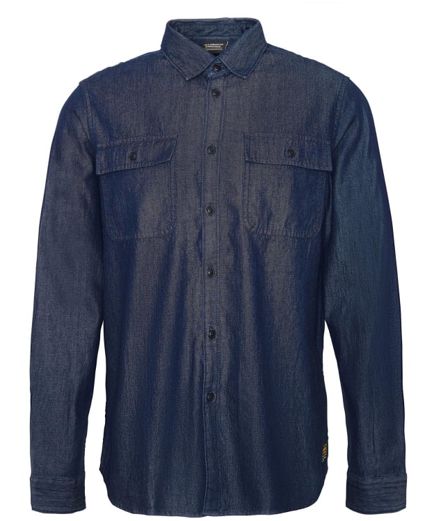 Men's Barbour International Dalston Denim Overshirt - Chambray