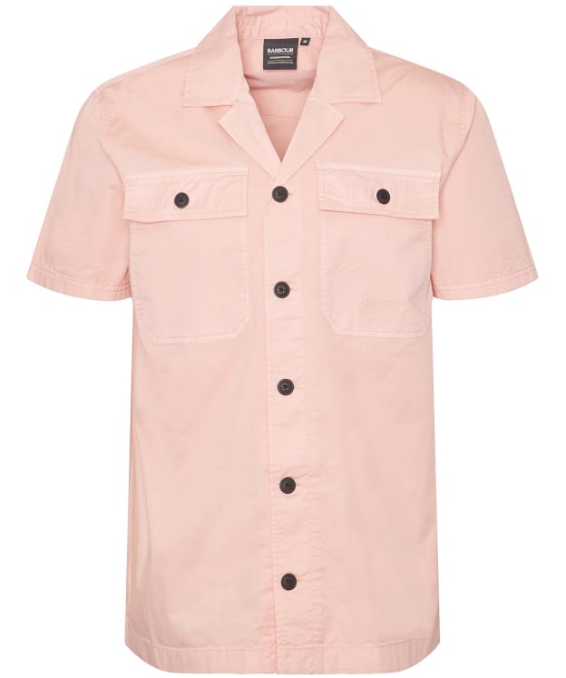 Men's Barbour International Belmont Short Sleeve Shirt - Peach Nectar