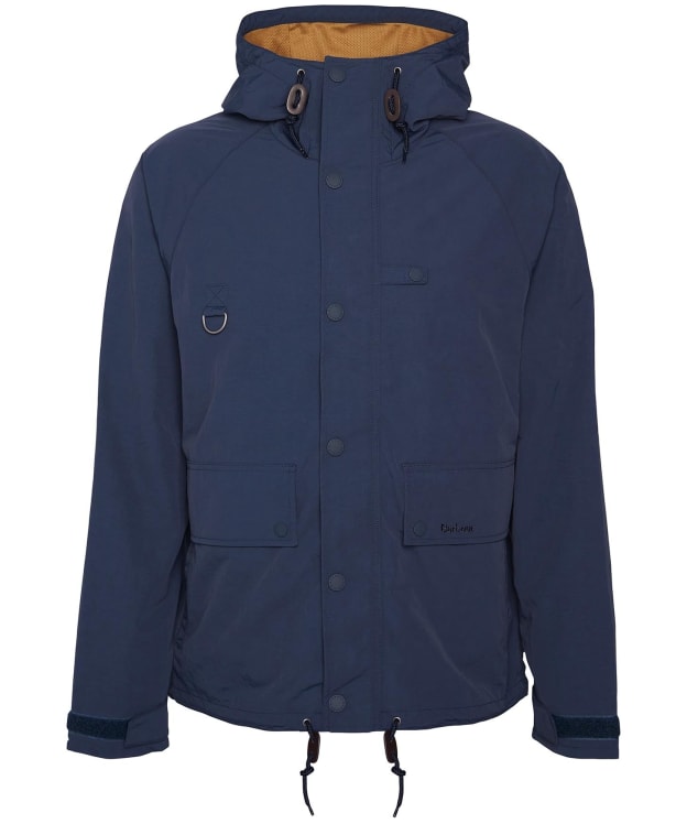Men's Barbour Hooded Utility Spey Showerproof Jacket - Navy