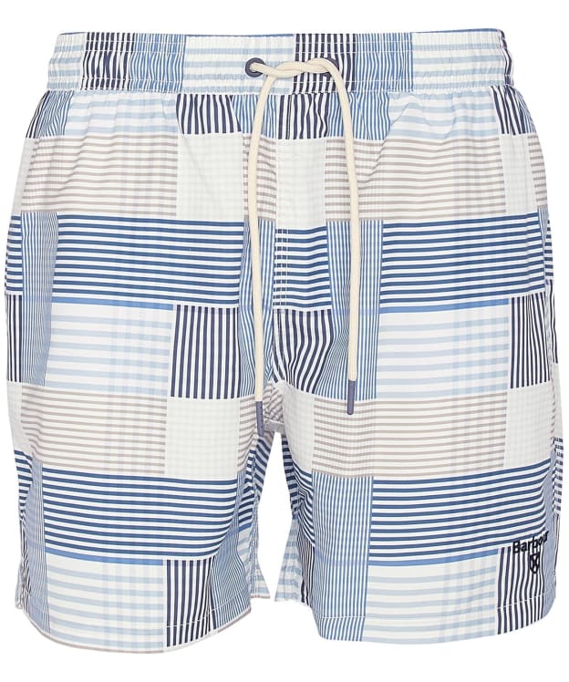 Men's Barbour Patch Swim Shorts - Sky