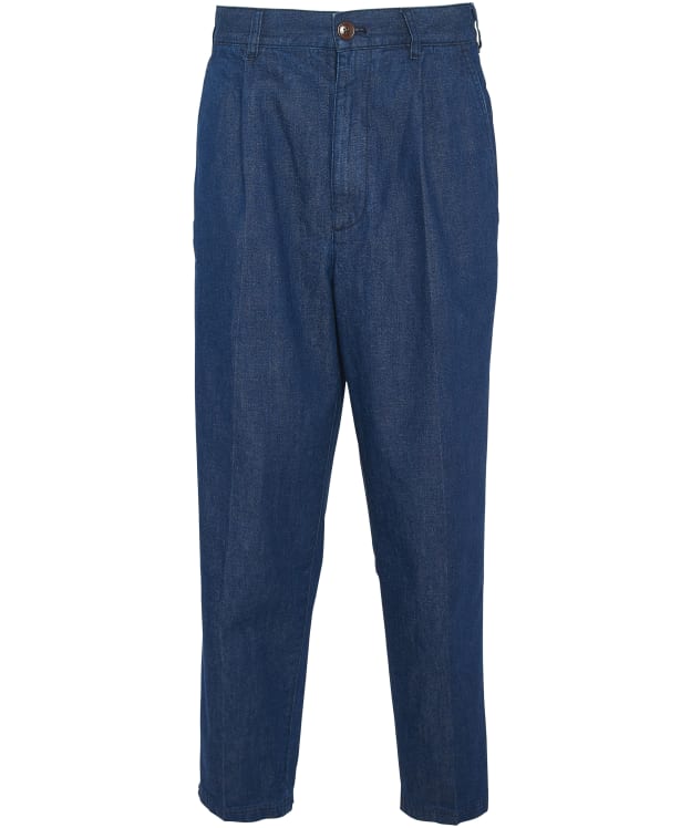 Men's Barbour Orchard Pinnacle Denim Trousers - Indigo