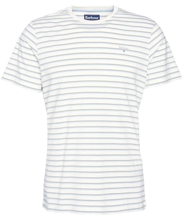 Men's Barbour Ponte Stripe T-Shirt - Ecru