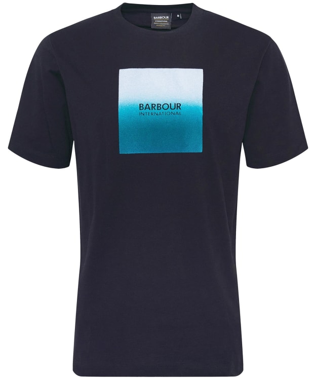 Men's Barbour International Ombre Block Cotton T-Shirt - Black