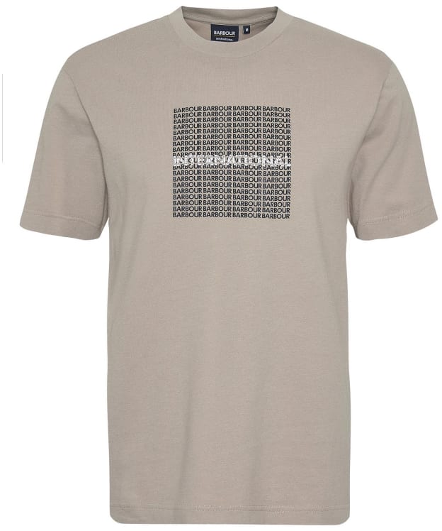 Men's Barbour International Echo Cotton T-Shirt - Concrete