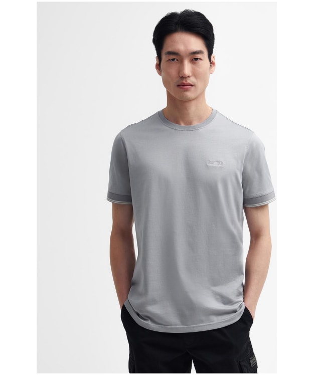 Men's Barbour International Philip Tipped Cuff Cotton T-Shirt - Ultimate Grey